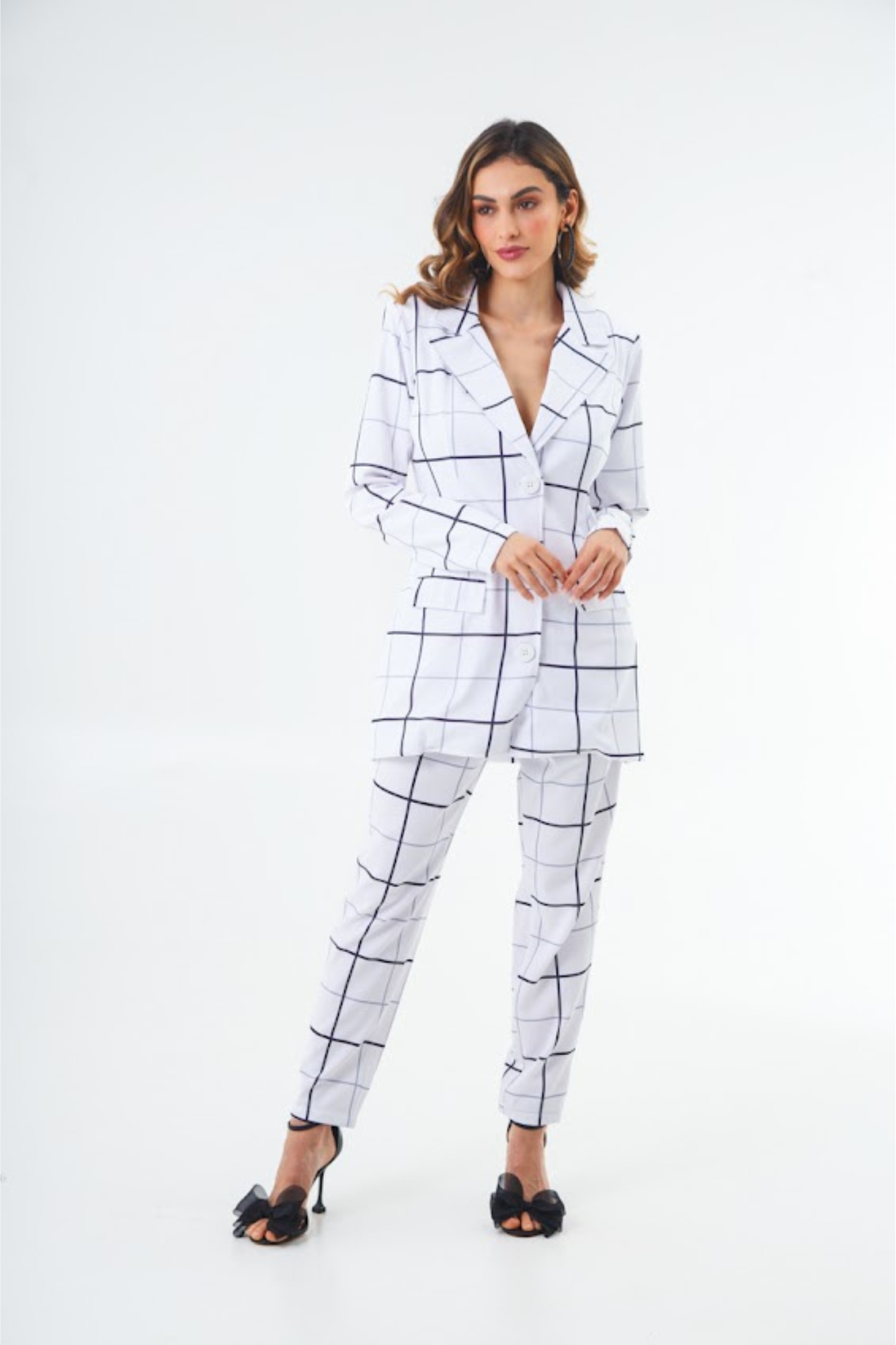 01 calca anya xadrez branco